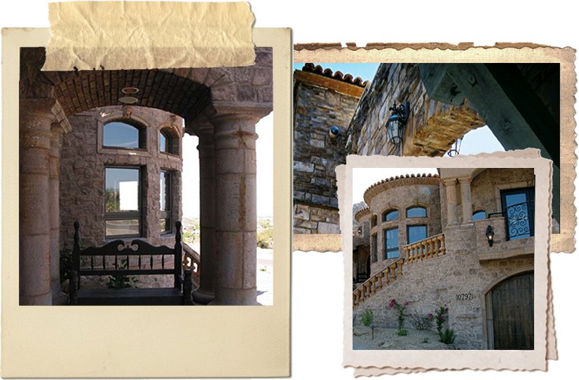 Stone Replicas on Homes